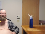 Preview 1 of Quadriplegic Suck An Old Guy Swallows His Load