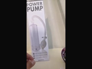 GRAN VERGA (Bomba de POTENCIA) masturbación con eyaculación