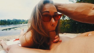 MIA Bandini's PUBLIC ANAL FUCK ON THE BEACH WITH CUMSHOT ON HER FITNESS BODY