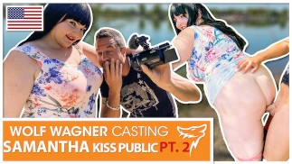 Chubby Samantha Kiss gets a good pussy pounding (Part 2)! WOLF WAGNER CASTING