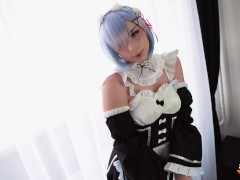 Сексуальная Горничная Рэм Отсосала и Потрахалась в Первый Раз с Субару - Косплей re:Zero - Screenshot 2 of 16 - Big Ass