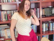 Preview 3 of Ingrid Strips Off Her Skirt to Finger Herself On A Chair