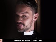 Preview 2 of Religious Virgin Ryan Jacobs Confesses To Father Dale Kuda He Craves Cocks