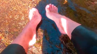 Underwater Feet Fun - Wet Feet