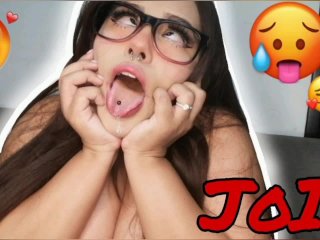 joi, ahegao, spit, point of view