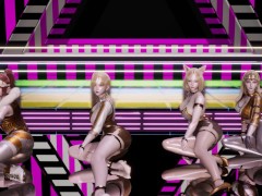 MMD BLACKPINK - Forever Young Strip Vers. Ahri Akali Evelynn Kaisa 3D Erotic Dance
