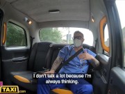 Preview 2 of Female Fake Taxi Billie Star fucks a lucky male nurse in her taxi