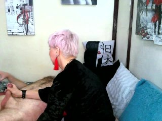 A mature Russian whore in redstockings... Whatever you say, the best whores are our wives!))