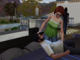 Female domination in sex. Elsa takes over her husband  Sims 4 - Porn Stories