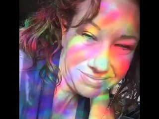 sensual, smile, rainbow, sexy