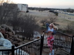 Getting naked at the waterfall 