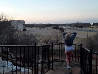 Getting naked at the waterfall