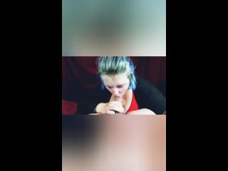 point of view, blue hair, big dick, exclusive