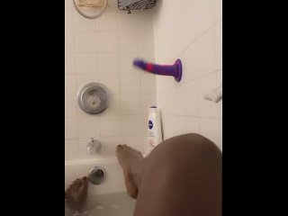 Bathtub Foot Job Dildo Solo Playtime