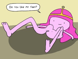 Princess Bubblegum Voeten - Adventure Time Porno