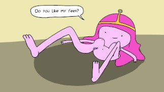 Princess Bubblegum Feet - 冒险时间色情片