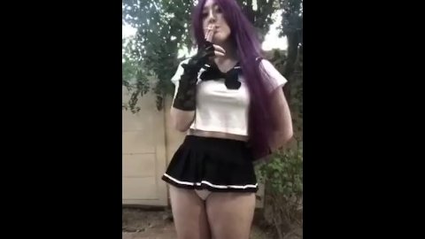 school girl heavy smoker fetish