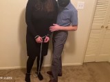 Sexy Foot Fetish Girl Arrested, Shackled, and Strip Searched in her Pantyhose