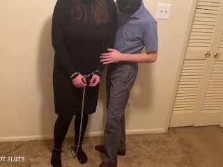 ankle cuffs, role play, bound, big ass
