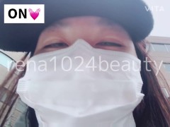 リモコンバイブをつけて露出さんぽ＆ドライブ♡そとから見られちゃう♡ - Screenshot 7 of 16 - Public Masturbation