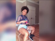 Preview 6 of Gata Official Twerk Compilation #10 Juicy tities and booty claps wearing mini skirt