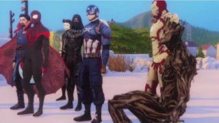 Avengers Nieskończoność Gra Sims 4 Film