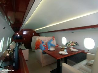 Backstage from photosession, 4 catsuits and flyjet photoshoot