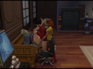 A_Small Collection_of Simsons_Sex in Clothes. Fetish Lesbians Porno Game