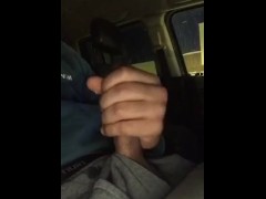 Masturbating in parking lot