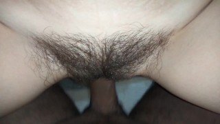 Fucking Hairy Pussy And She Experiences Intense Climax