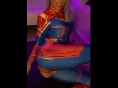 Captain Marvel craves SuperFuck