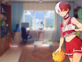 ASMR (sfw) SHOTO TODOROKI Se Viste De PORRISTA Para_Ti