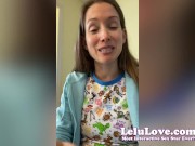 Preview 1 of Amateur babe recording selfie blowjob & fucking w/ random clips behind porn scenes - Lelu Love