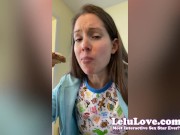 Preview 3 of Amateur babe recording selfie blowjob & fucking w/ random clips behind porn scenes - Lelu Love