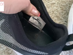 putting on last shoe to head out - glimpseofme