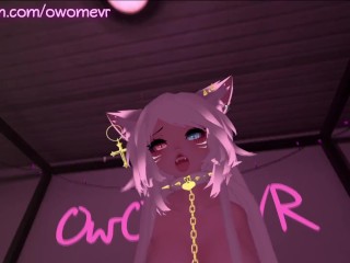 Submissive catgirl makes you feel good [Lewd moaning, VRchat erp, 3D Hentai, POV, Cosplay] Trailer
