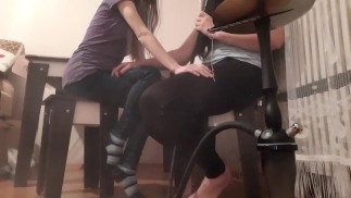 We at a friend's house, who almost caught us. With vulgar Russian conversations - IkaSmokS