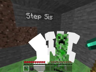 Geneukt Worden Door Een Creeper in Minecraft 4: the Step Pit