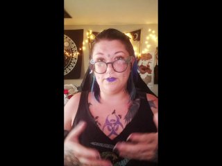 big boobs, tattooed, glasses, questions answers