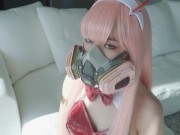 Fuck 02 Zero Two in Red Bunny Costume and Fishnet xxxbaf
