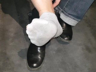 socks, solo female, smelly feet, amateur