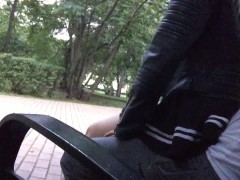 Секс в парке на скамейке - Screenshot 5 of 16 - Outdoor