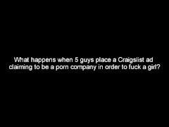 Video Craigslist Gangbang