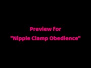 Preview 1 of Goddess Rosie Reed Ebony Goddess Femdom POV Nipple Clams Obedience Training
