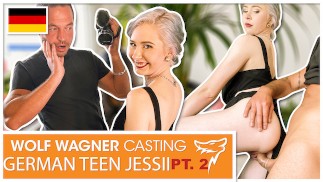 Nach dem Fick schluckt Jessii Sperma (Teil 2)! WOLF WAGNER CASTING