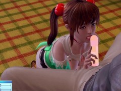 Sexy Beach. New service at the hotel - suck cock to the client! | Anime Porno Games