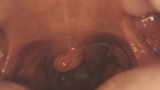Get Swallowed! MOUTH TOUR HD - CLOSE UP (5 MIN) ASMR VORE GIANTESS - Go deep down her throat!