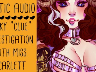 Miss Scarlett in De Bibliotheek Met De Detective | Grappige ASMR Erotische Audio Rollenspel | Lady Aurality