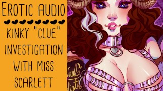Miss Scarlett in the Library with the Detective | Funny ASMR Erotic Audio Roleplay | Lady Aurality