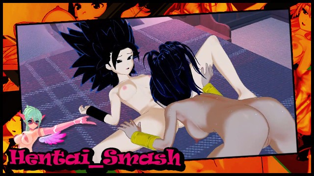 640px x 360px - Saiyan Lesbians Caulifla and Kale take Turns Eating Pussy .dragon Ball  Super Hentai. - Pornhub.com